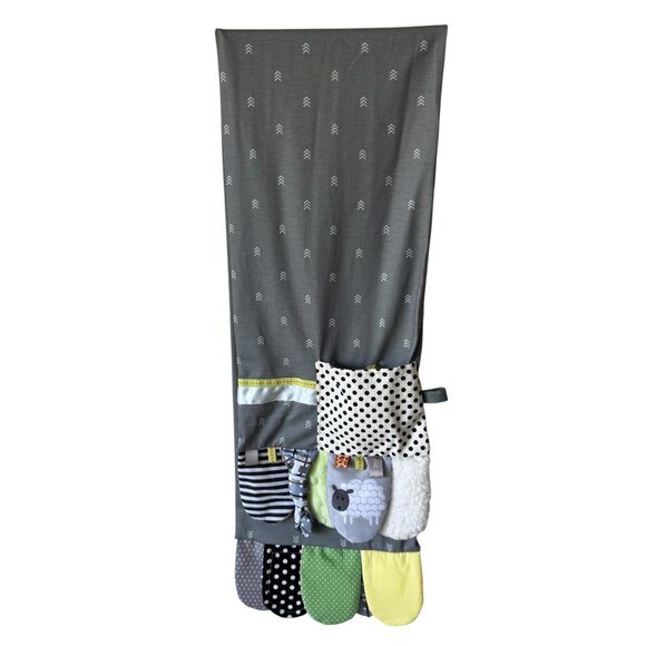 Demdaco Faith Activity Scarf Lightweight Pockets Textural Ribbons Mirror Crinkle - Picture 10 of 16